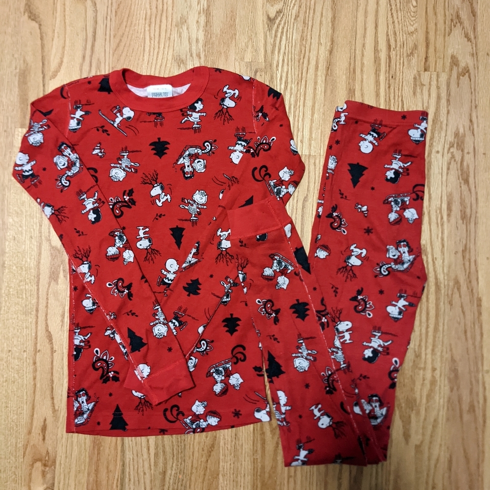Hanna Andersson Peanuts Pajamas Size 14